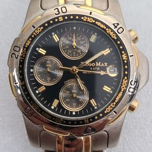 Hugo Max 5ATM Chronograph Date Two-Tone Stainless steel Men's Watch
